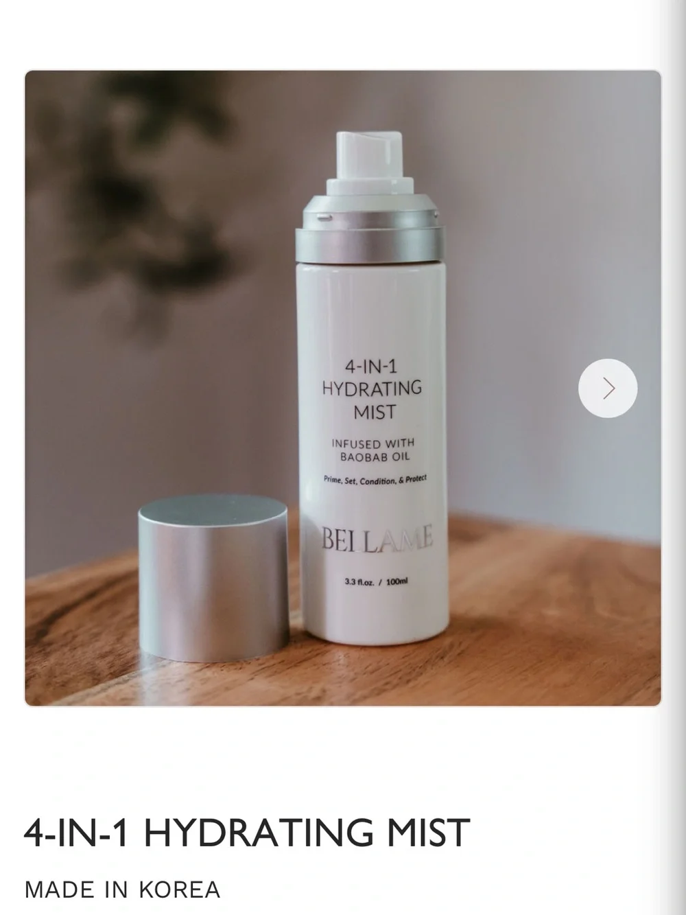 BELLAME BNIB 4-in-1 Hydrating Mist